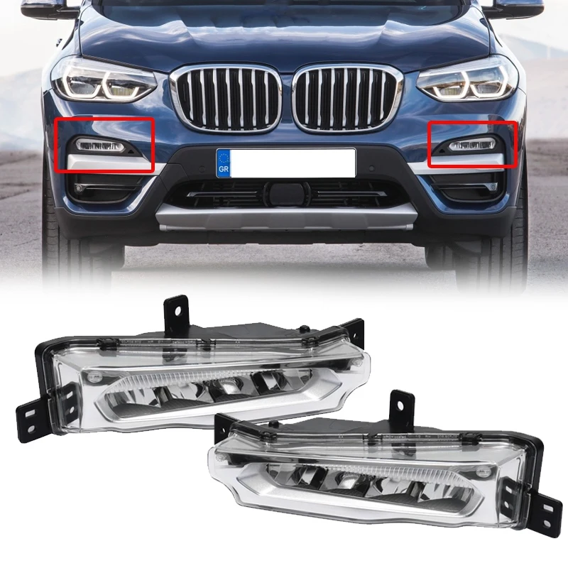 

Передняя противотуманная лампа для автомобиля, дневная лампа для BMW X5 X6 X7 G05 G06 G07 2018-2020 63177406365 63177406366