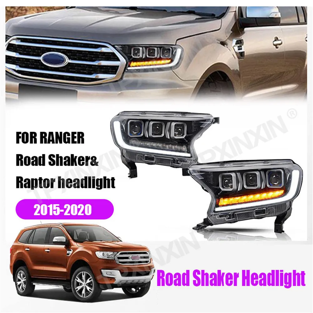 

For Ford Ranger Raptor Everest 2015-2020 LED Headlights Taillight Brake Lamp Assembly Accessories Ambient Lamp Car Modification