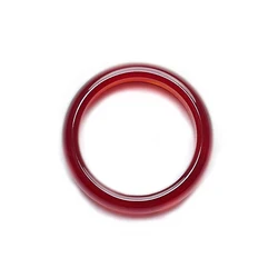 Universal Natural Red Agate Quartz Ring - Unique Design with Hypoallergenic Material (RED)