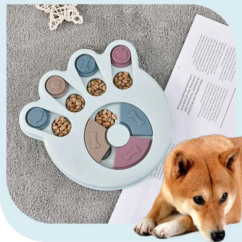 Plastic Interactive Puppy Dog Cat Feeder Seek Treat Pet Mental