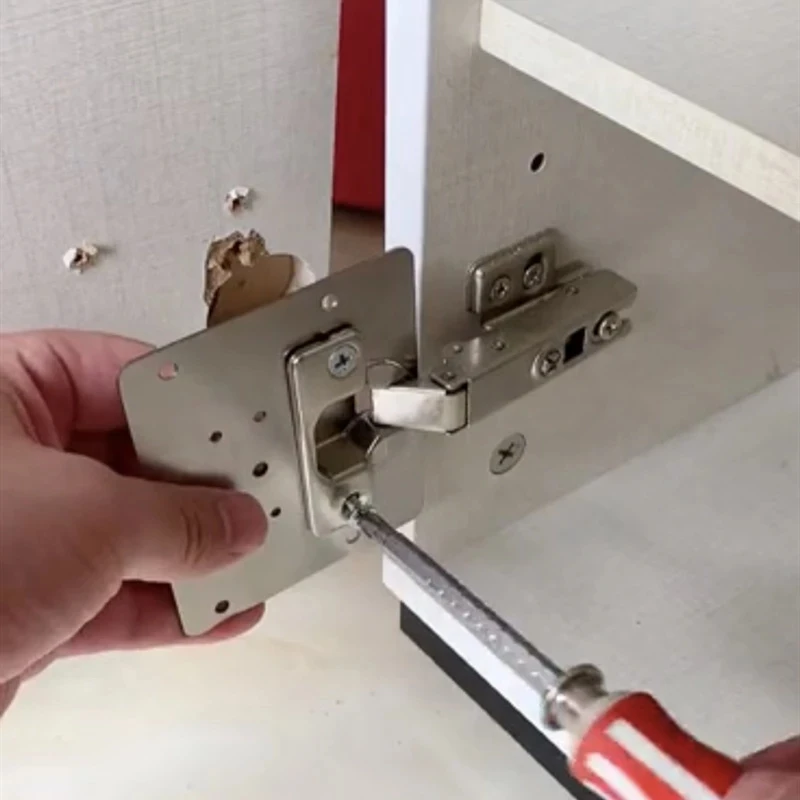 New Hinge Repair Plate for Cabinet Furniture Drawer Window Stainless Steel Plate Repair Accessory Table Cabinet Door Hinge Tools