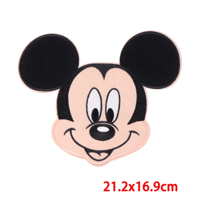 Disney Cartoon Mickey Fusible Patch Iron On Patches For Clothing