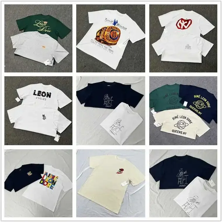 2025 New Men's and Women's Same Summer Pure Cotton Printing Short Sleeves Are Simple, Casual and Comfortable 2