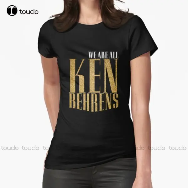 

Новинка, женская и мужская футболка для плавания We Are All Ken Behrens, хлопковая футболка, модная, веселая, уличная одежда в стиле Харадзюку