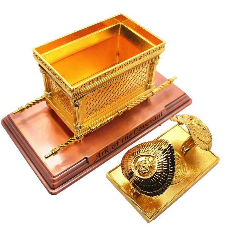 Big Ark of Covenant Gold-plating Christian Handicrafts Church Jesus ark Religious