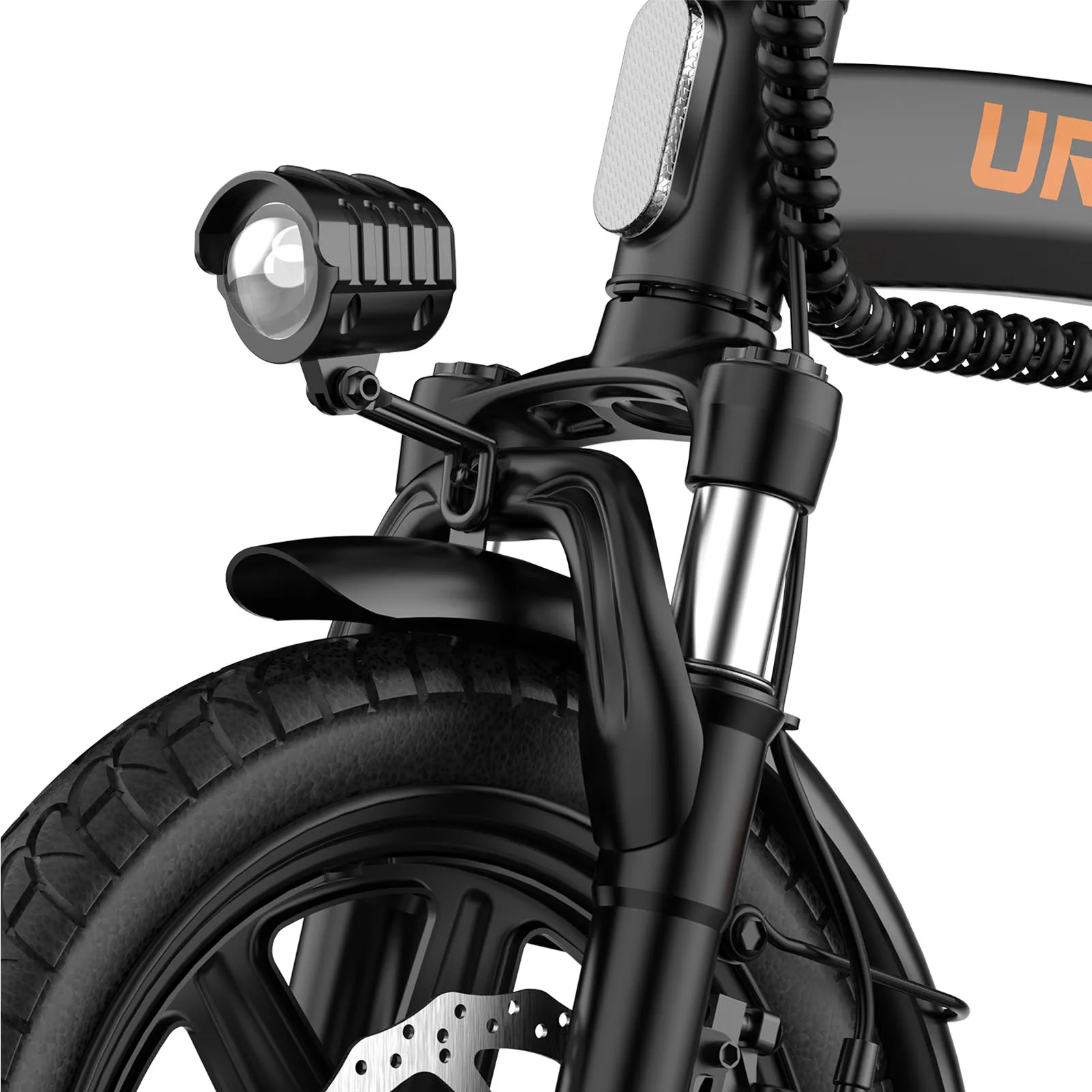 URLIFE F1L Elektrofahrrad für Erwachsene, 250 W Motor, faltbares Elektrofahrrad, 48 V, 7,5 Ah, 14 Zoll Reifen, City Commuter Elektrofahrrad – Detail 17