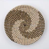 Rattan Wall Decor Hanging Woven Wall Plate Round Fruit Basket Boho Seagrass Decorative Trays for Living Room Bedroom Kitche 4