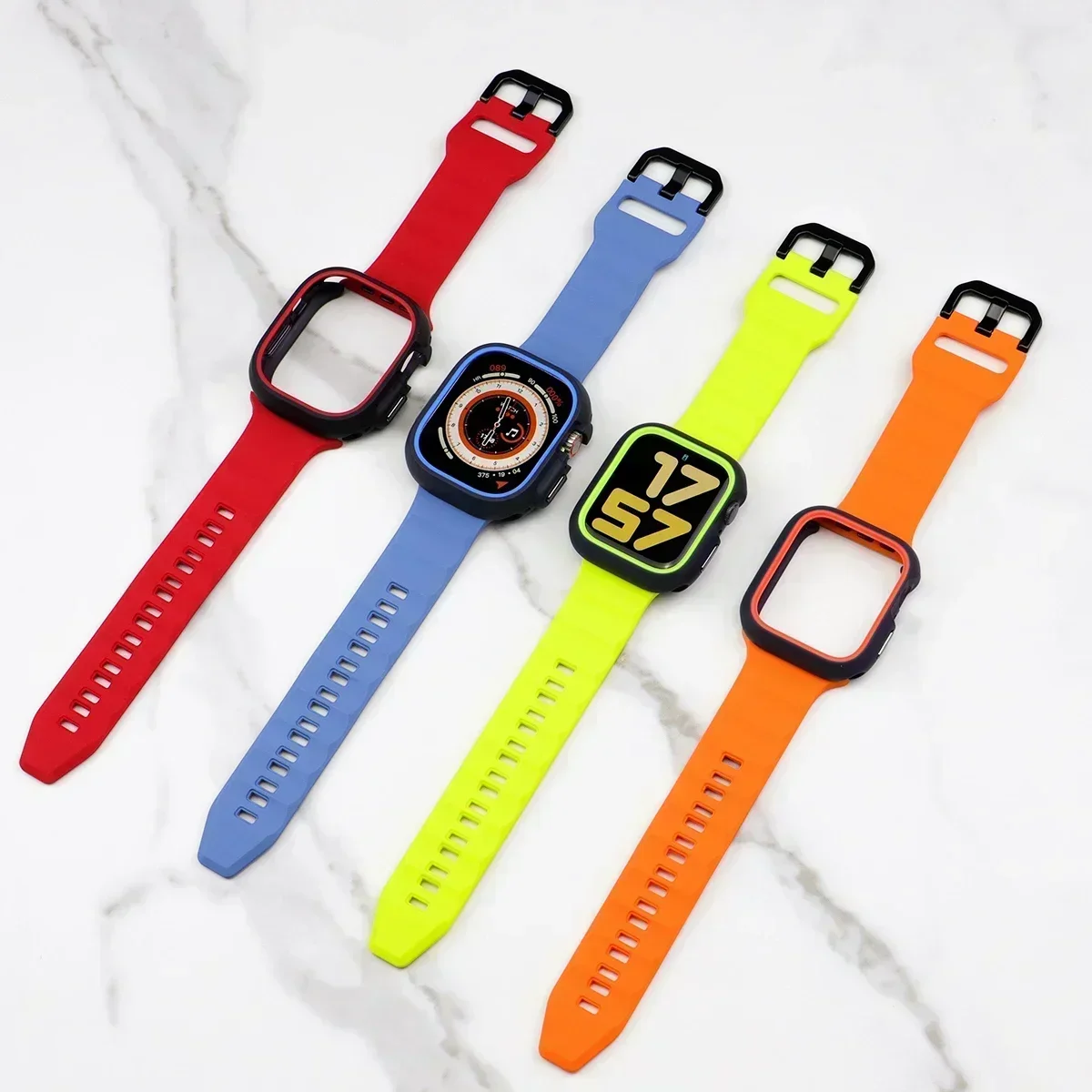 All-in-One Silicone Sport Strap & Protective Case