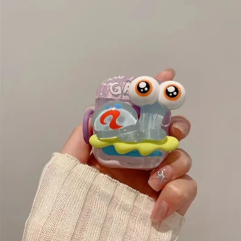 Adorable Cartoon Earphone Case - Candy Color Protective Cover with Hook