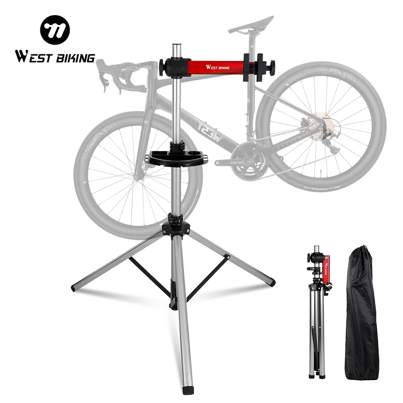 Support de réparation de vélo pliable WEST BIKING, rotation à 360