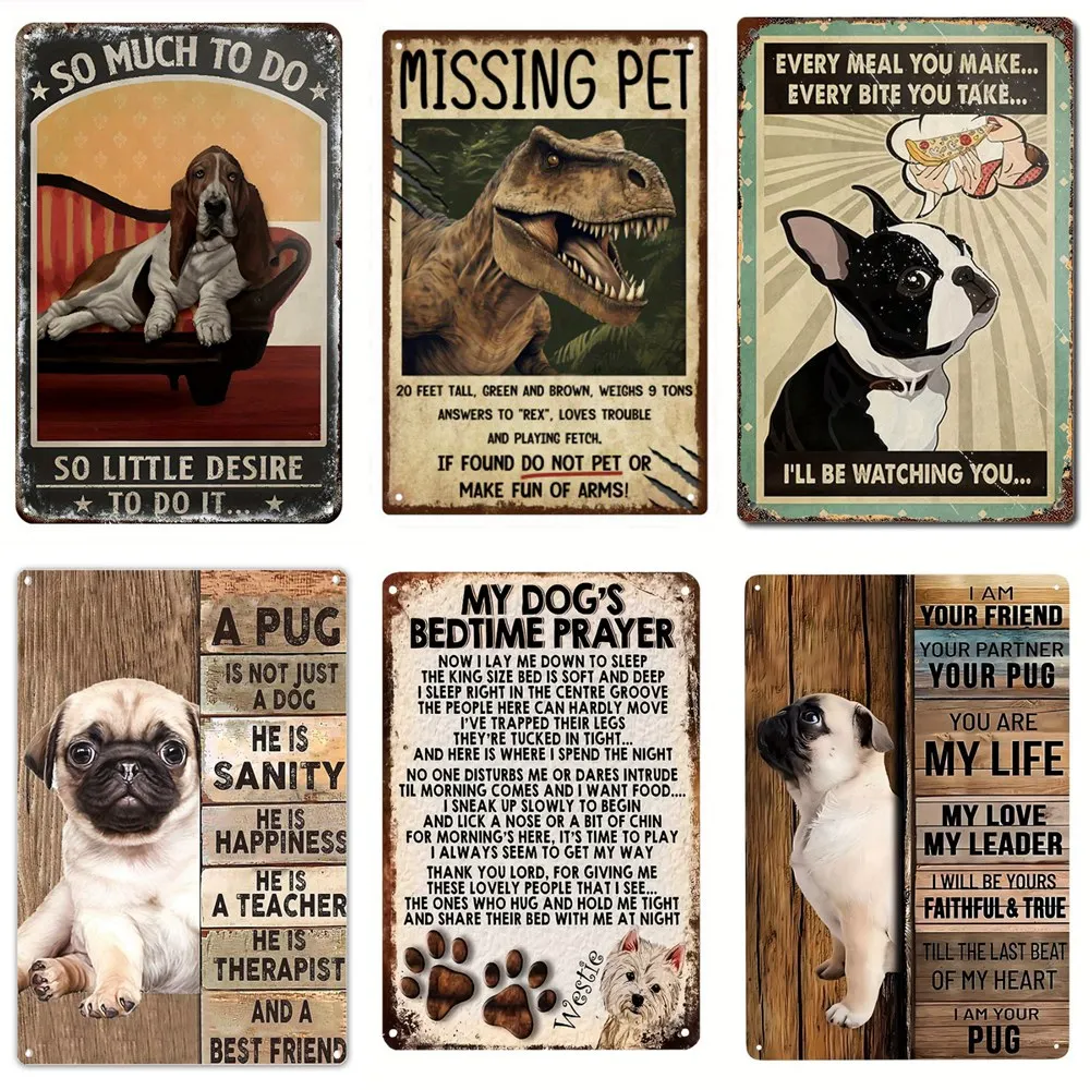 Poster da parete con targa in metallo vintage per bar, cucina