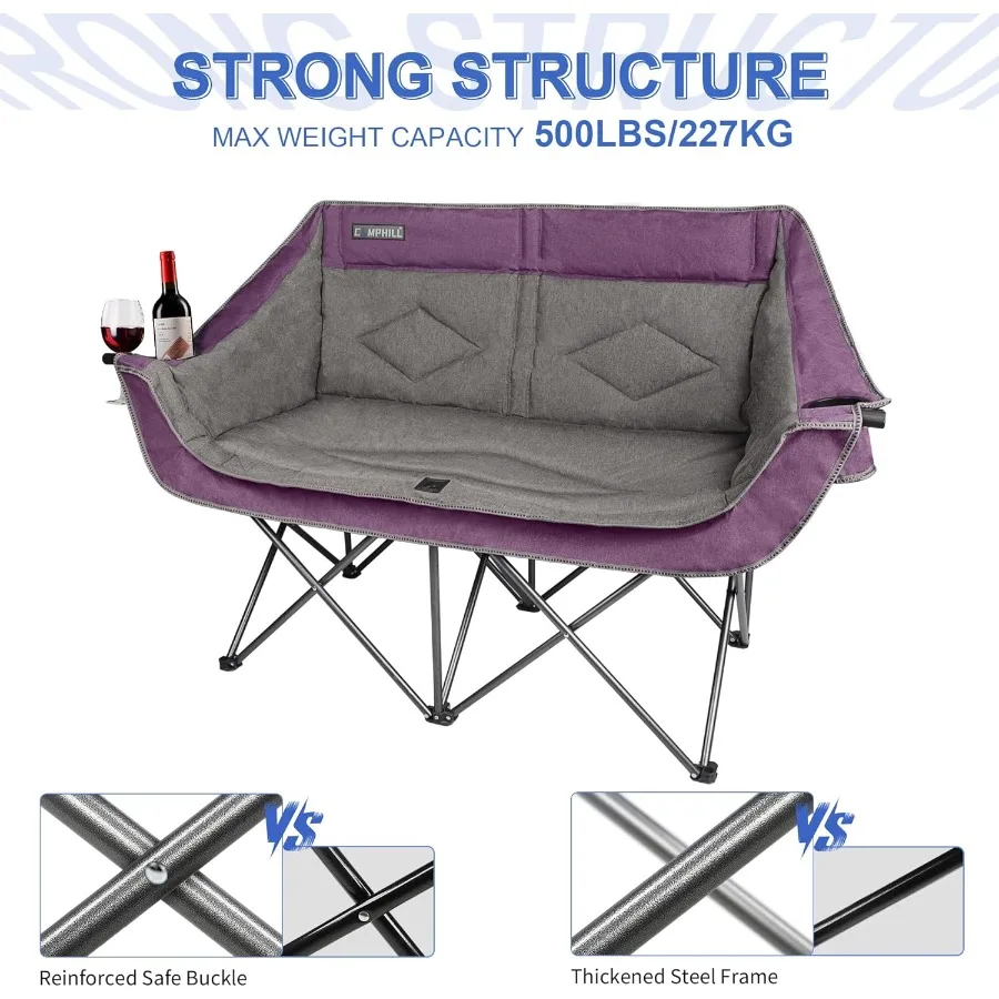 Double Camping Loveseat 4