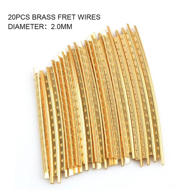 Brass guitar frets best sale