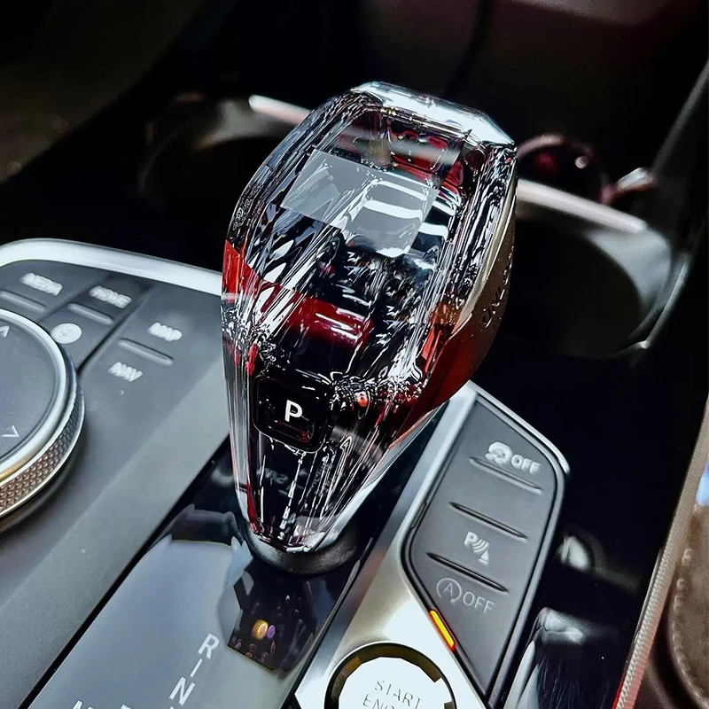 크리스탈 기어 시프트 노브 우측 드라이브, BMW 5 시리즈 g30 f10 3 시리즈 G20 7 시리즈 f01 2 시리즈 f22 i4 g26 X3 g01 F25 X4 기어 로드