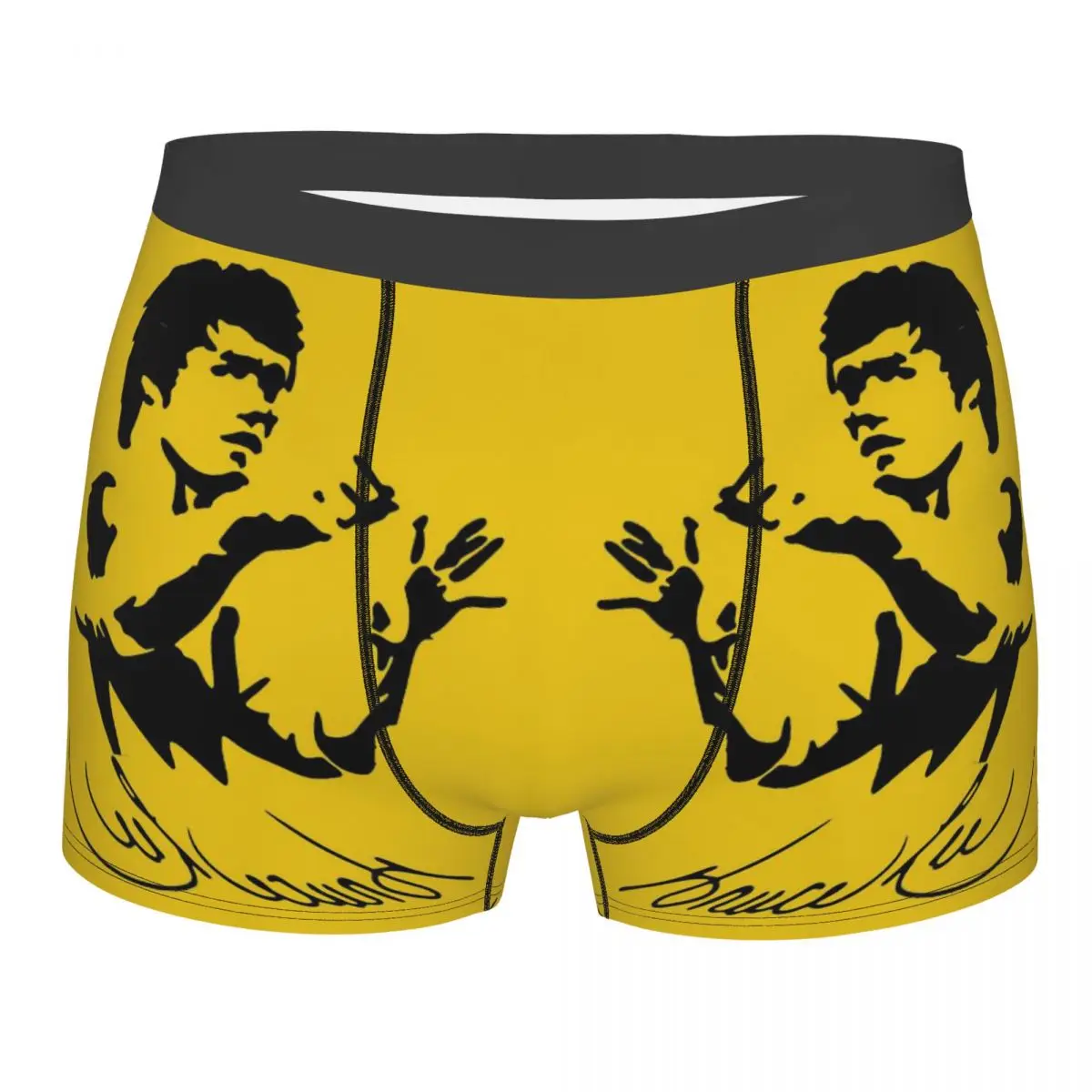 Bruce Lee Kung Fu Men's Boxer Briefs special Highly Breathable Underwear High Quality 3D Print Shorts Birthday Gifts