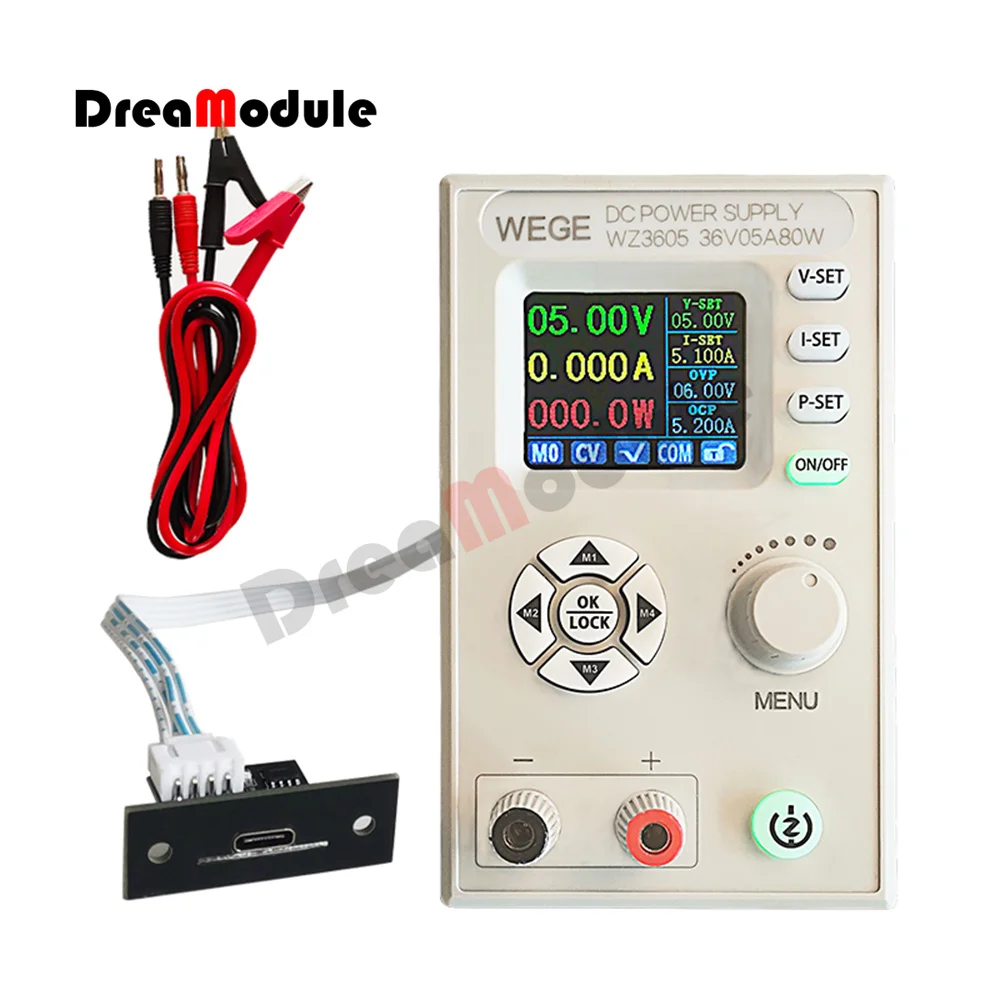 WZ3605 Anti-backflow Adjustable Digital Control DC Power Supply Buck-boost Charging Module Constant Voltage Constant Current 36V