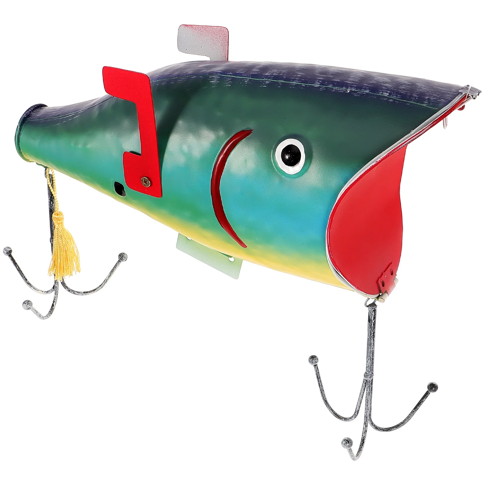 Mailbox Cover Dolphin Fish Outdoor Decoration Animal Iron Mailboxes for outside