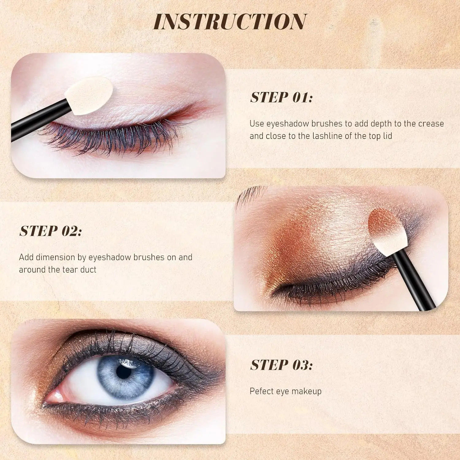 Sheeamy Eyeshadow Applicators Disposable Eye Makeup Applicators Eye Makeup Brushes Eyeshadow Double Sided Sponge