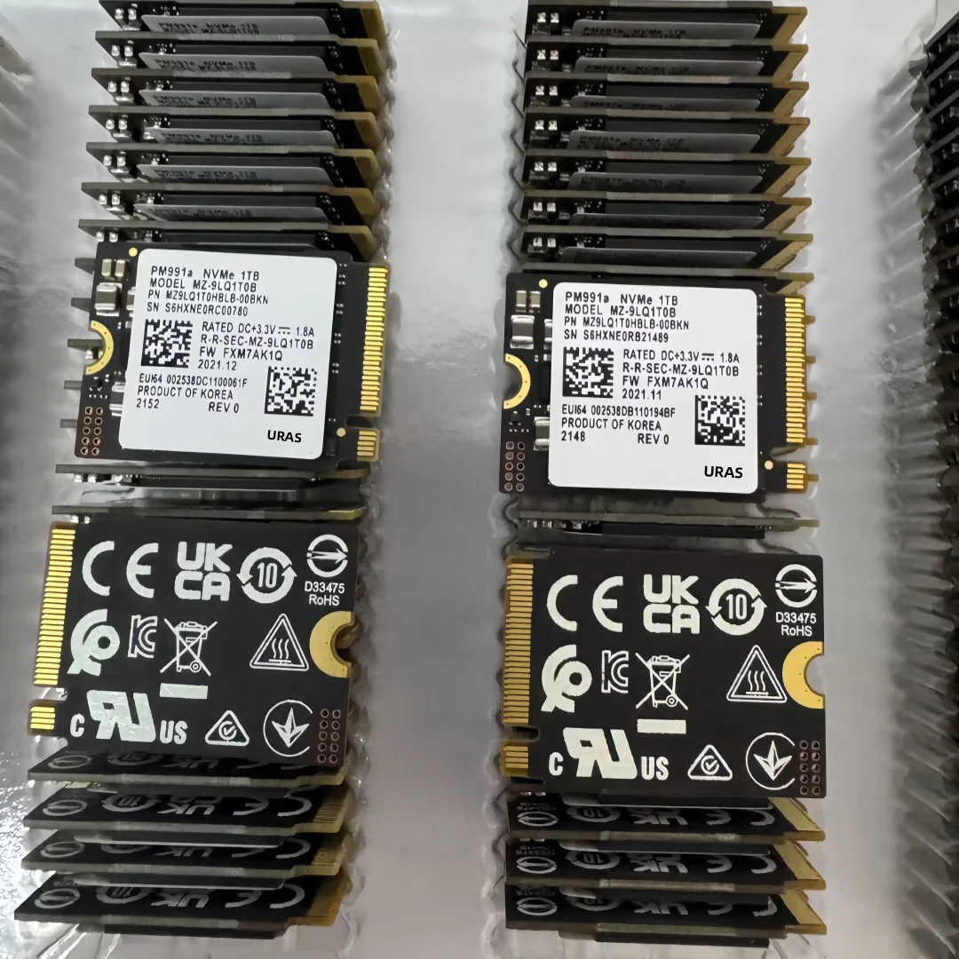 Microsoft Surface Pro7+ SteamDeck용 기존 PM991a 1TB 512GB 256GB SSD M.2 2230 내부 솔리드 스테이트 드라이브 PCIe3.0x4 NVME SSD