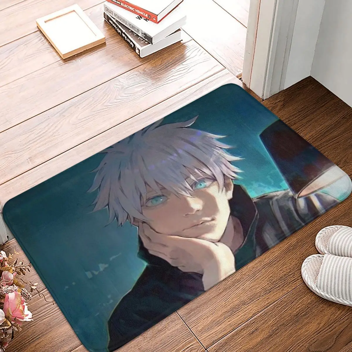 

Gojo Satoru Doormat Rug carpet Mat Footpad Bath mat Non-slip toilet Balcony Parlor durable Washable