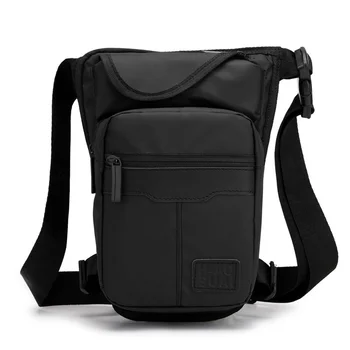 New Nylon Men Drop Leg Bag marsupio moto Riding Casual Shoulder Cross Body coscia maschile Hip Belt marsupio Cafe Racer