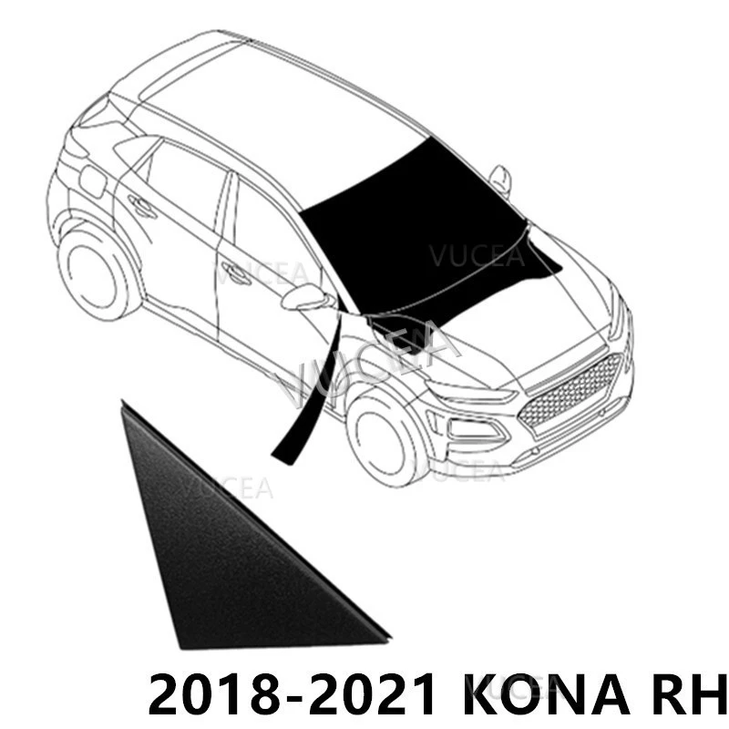 Fender Pillar Trim Molding Right PASSENGR 86190J9000 86190O1000 fits For Hyundai Kona 2018 2019 2020 2021 racing steering wheel