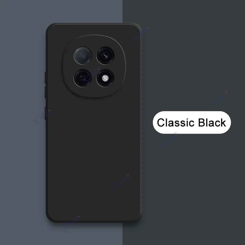 Luxury Dual Layer Cellphone Case with Camera Protection - Soft Square Liquid Silicone Cover