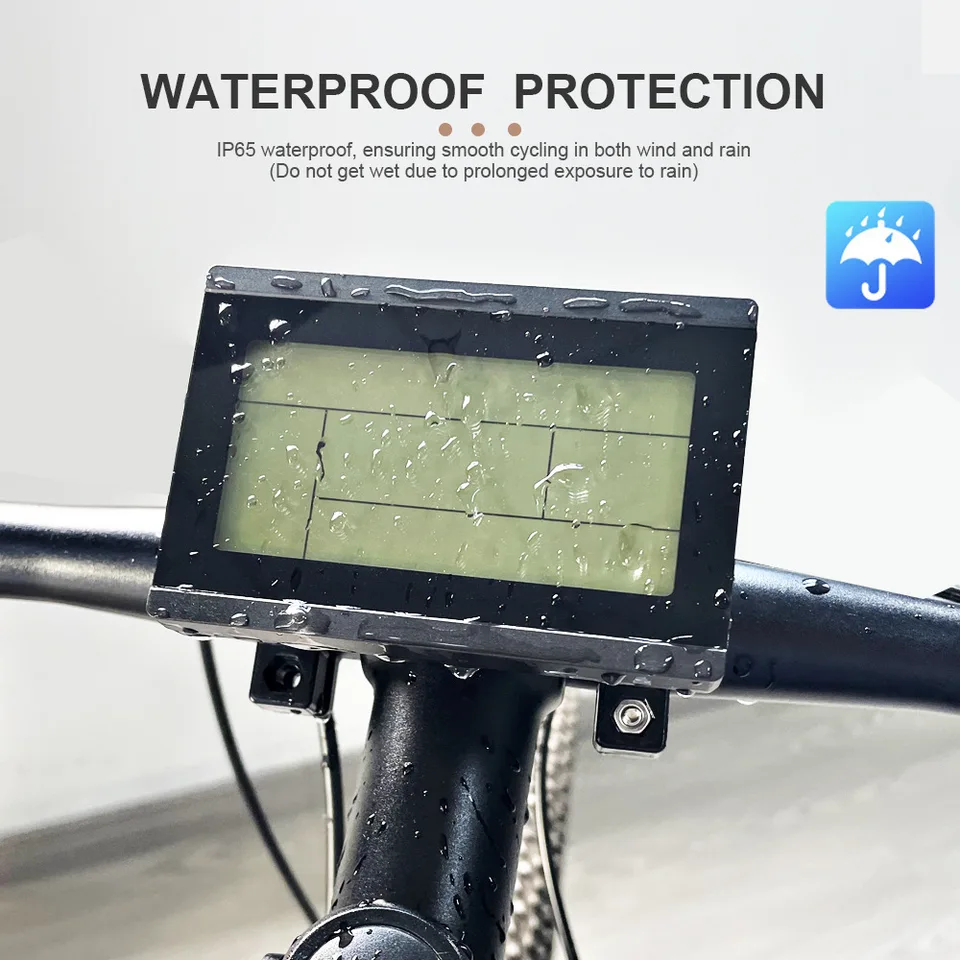 Ebike Display 24V - 36V - 48V KT LCD4 Mini Display Jeus de ContrôLeur de VéLo éTanche pour