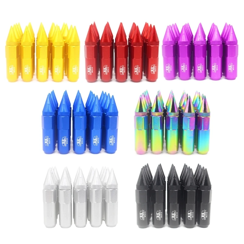 

Racing-Jdm Style Расширенный тюнер Spike-Lug Nuts для модификации колесных дисков Часть Dropship