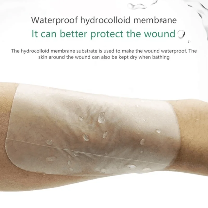 Pansements Hydrocolloïdes Ultra-fins – 5 Pièces – Cicatrisation Rapide Et Tenue Discrète