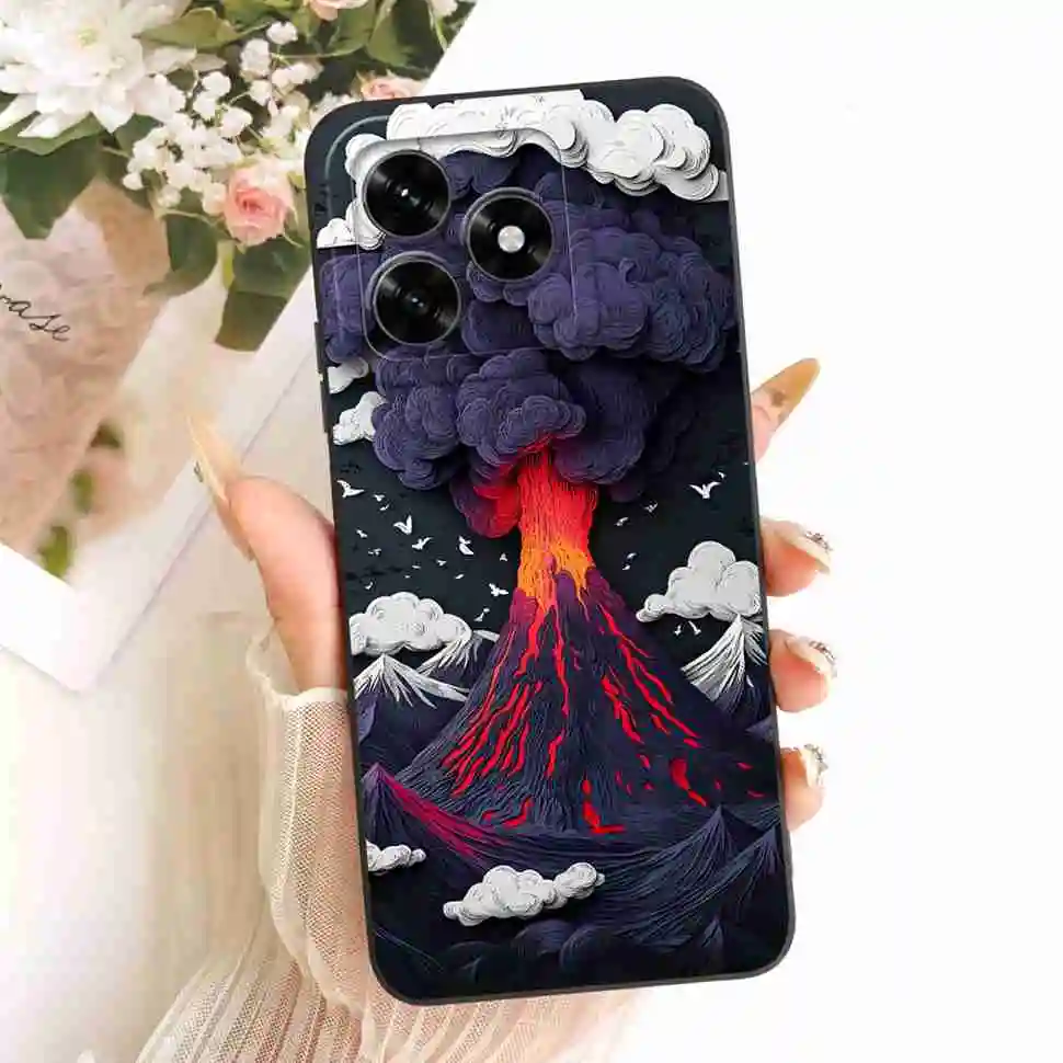 Cute Rabbit Cartoon Silicone Phone Case, Soft Protective Cover
