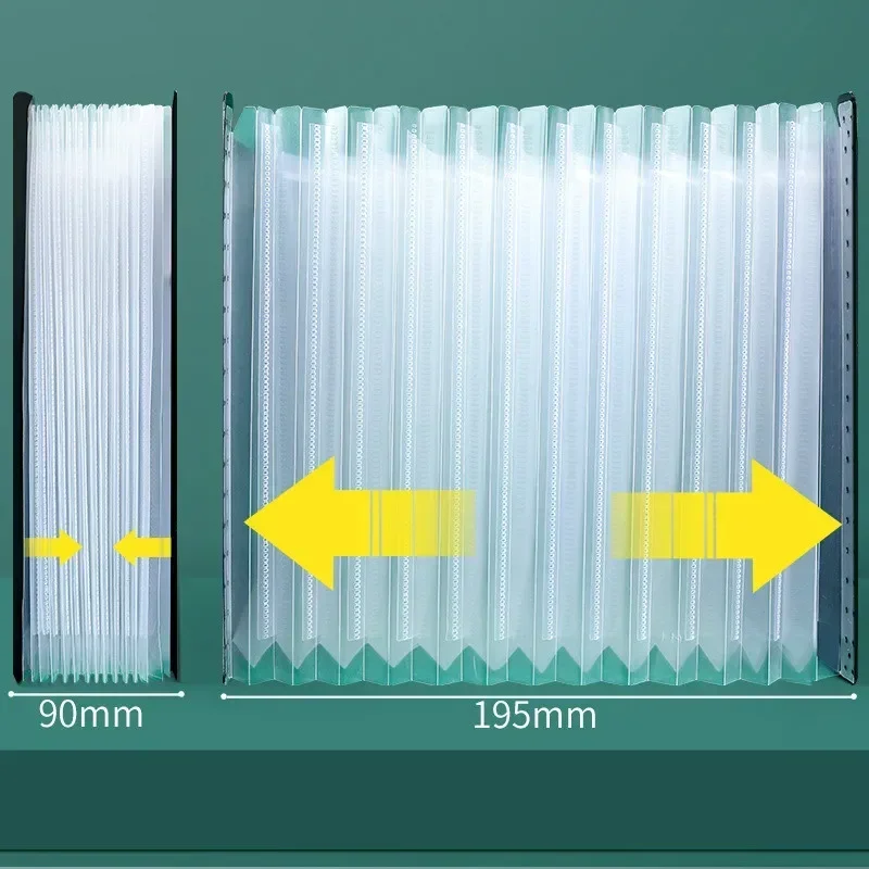 Multi-layer Standing Test Paper Bag Vertical Organ A4 Data Storage Desk Organizers Office Portable Folder School Stationery 2025