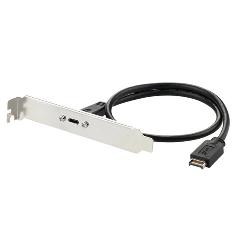 

CPDD Type USB 3.1 «папа» к тип «мама» Удлинительный кабель Разъем на передней панели 50 см Разъем для материнской