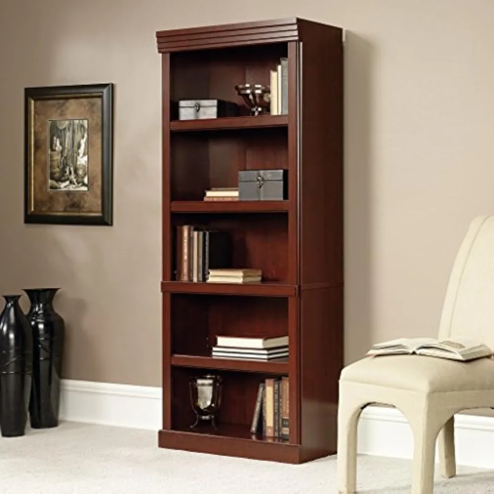 Hill Library/Book Shelf, L: 29.80" x W: 12.99" x H: 71.26", Classic Cherry finish 2