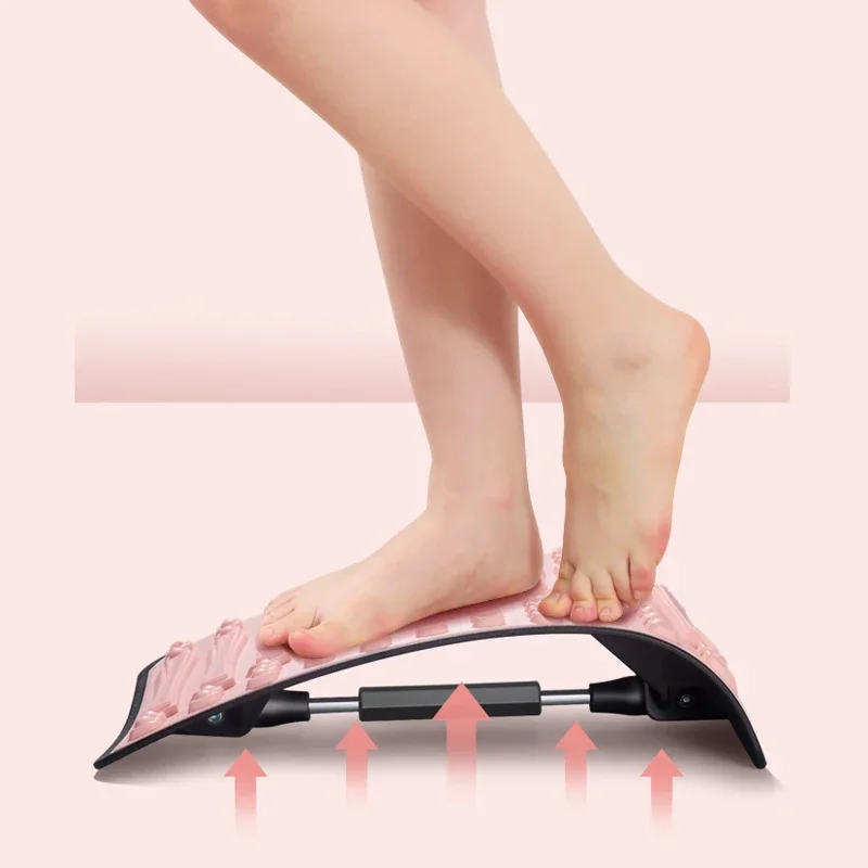 Back Pain Relief Pillow Back Support Lumbar Reliever Yoga Expansion Auxiliary Back Waist Massage Adjustable Height Home Fitness