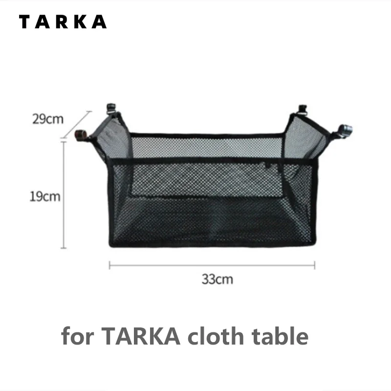 TARKA Camping-Aufbewahrungstasche zum Aufhängen, Netz, Netz-Hängetasche für klappbare Stofftische ﻿ – Detail 1