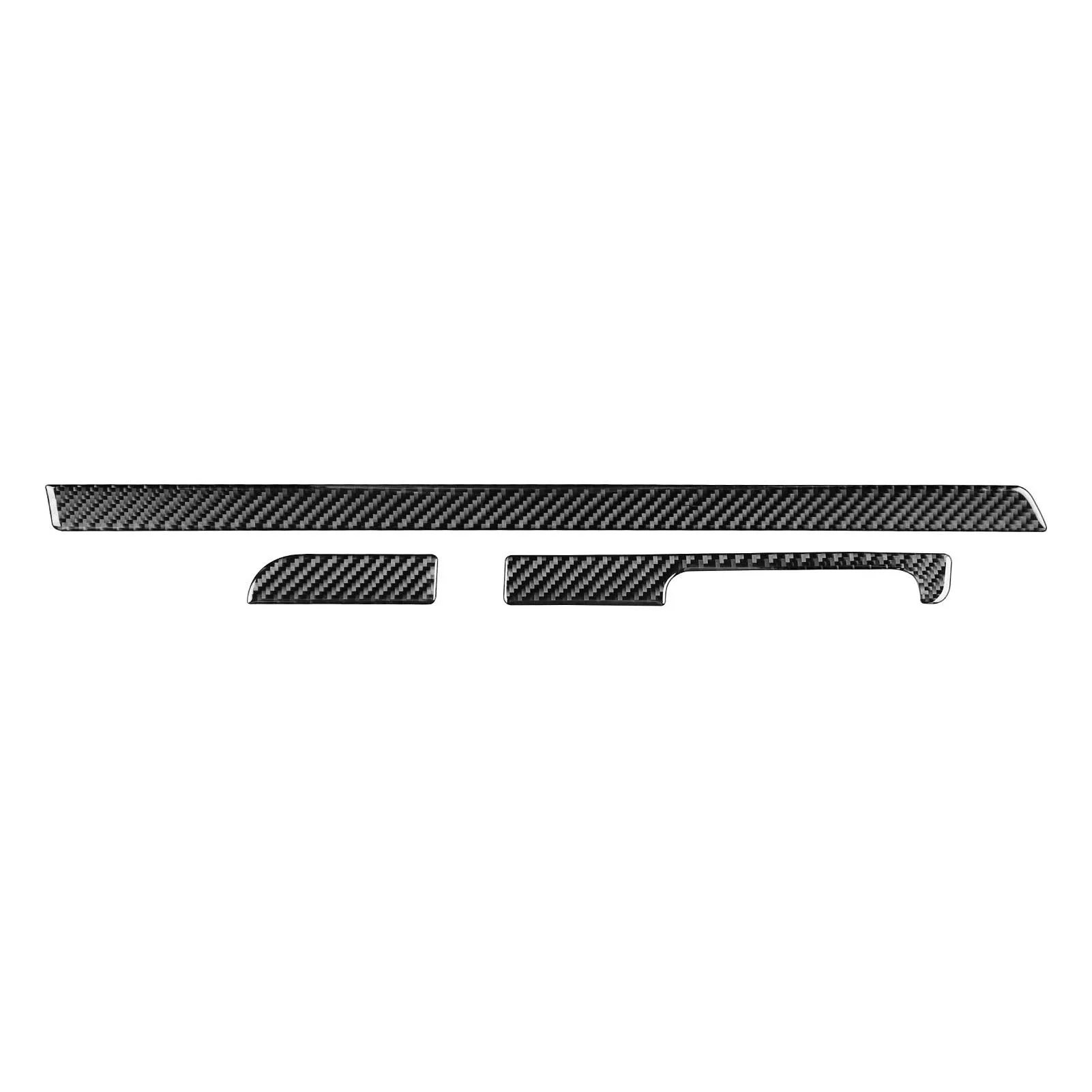 

Fit For VW Scirocco 2009-2016 Carbon Fiber Dashboard Decoration Strip Trim Sticker RHD