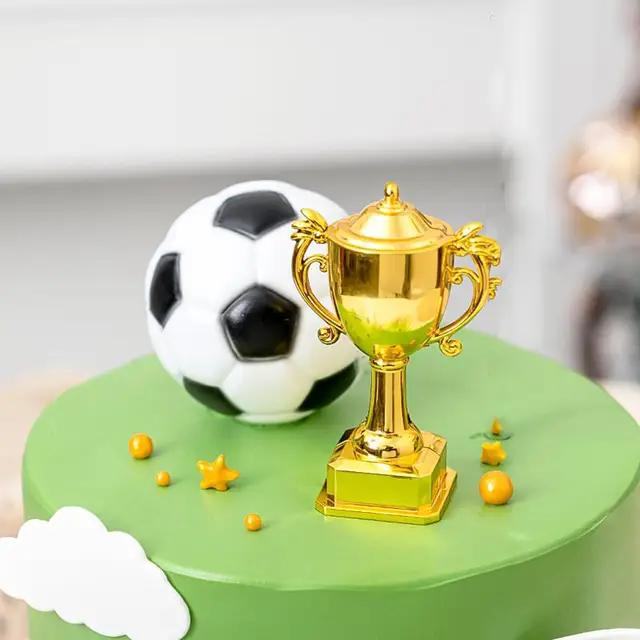 Football Cake Designs Birthday Boy  Football Cake Toppers Birthday Cakes -  1set Gold - Aliexpress