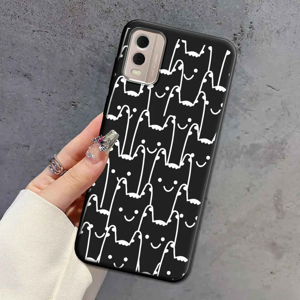 Elegant Floral Soft Silicone Cartoon TPU Phone Case - Luxury Back Cover s
