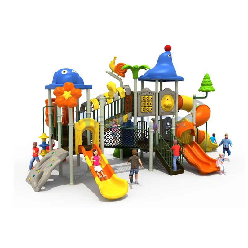 Parques Infantiles Multi-Play Station Parco Giochi Combinazione Di Scivoli Parco Giochi All'Aperto Per Bambini