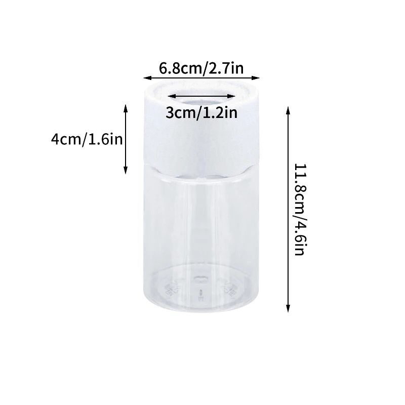 Transparent Self-Watering Hydroponic Flower Pot with Double-Layer Design and Cotton Rope System