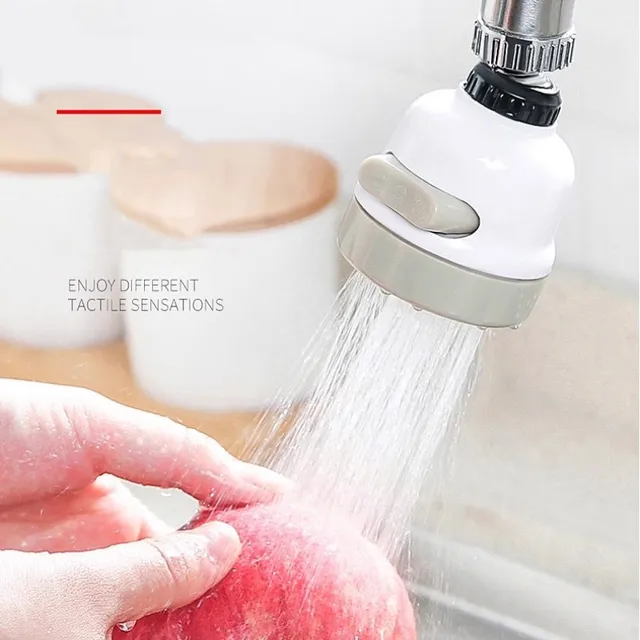 3 Modes Faucet Aerator Moveable Flexible Tap Head Shower Diffuser Rotatable Nozzle Adjustable Booster Faucet Kitchen Accessories 3