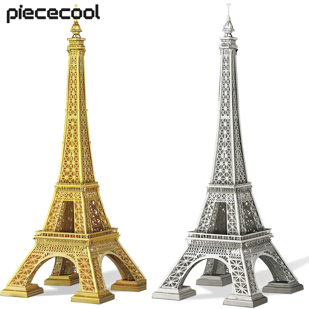 Piececool 3D 금속 에펠 탑 8.66 인치 모델 빌딩 키트, Diy 퍼즐, 십대용 선물 (높이: 22Cm)| | -  Aliexpress