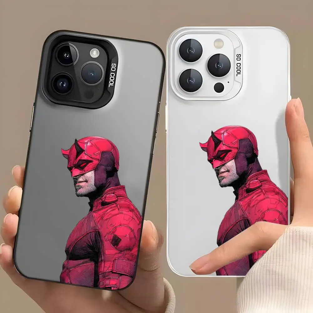 Vibrant Silver D-Daredevil Phone Case