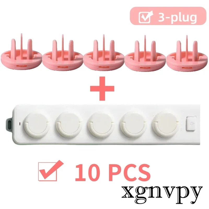 xgnvpy Baby Kids Safety Guard Protection Cap 10PCS Anti Electric Shock Plugs Newborn Protector Cover