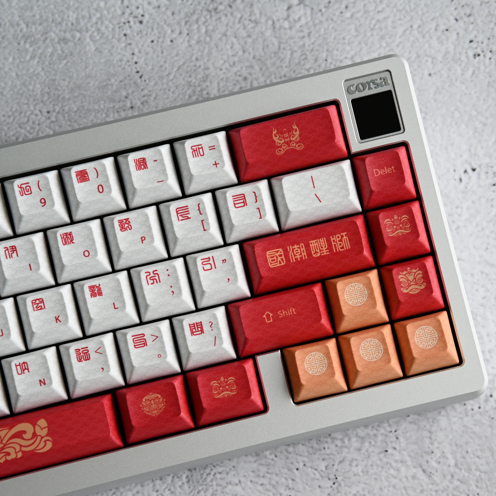 Dye Sublimação Teclado Mecânico Keycap Dança Leão Keycaps Perfil Kca Pbt mx Switch Iso Enter 40 61 64 75 84 87 980 - Imagem 5