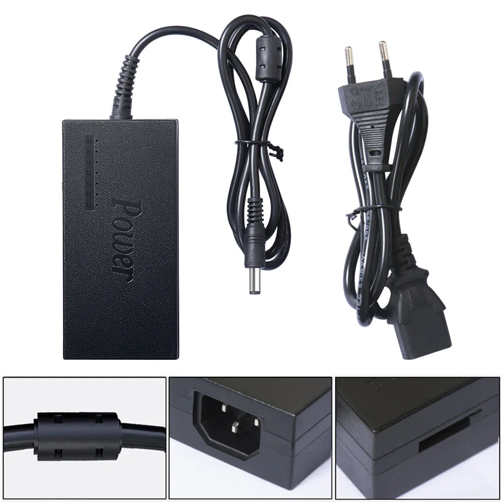 100-240V AC To DC Power Adapter Adjustable 12V 15V 16V 18V 19V 20V 24V Power supply Adapter Max 96W Universal 5521 Port Charger dc 20v 0 5a power adapter ac100 240v universal power adapter supply charger adaptor