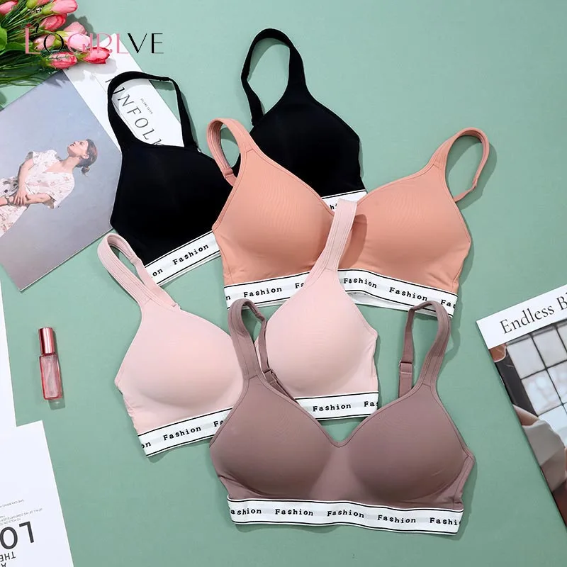 Logirlve French Thin Cup Lingerie Set Lace Bras High Quality Women Underwear Wireless Push Up Brassiere Breathable Bras Panties 3
