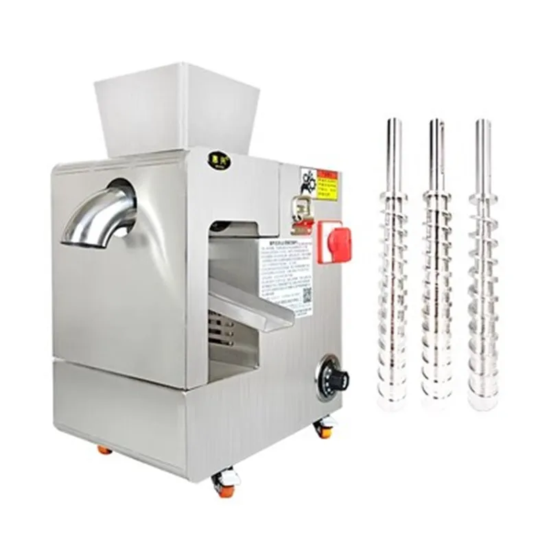 Oil Press Machine Stainless Steel Commercial Home Peanut Extractor 2023 Hot Soybean Sesame Expeller P commercial use sunflower coconut soybean oil press machine oil expeller with oil filters