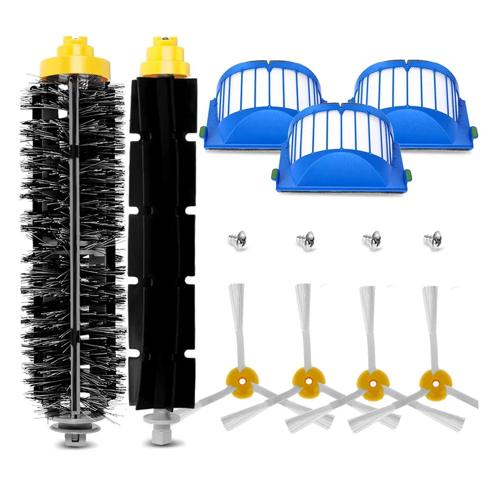 

Сменные детали, роликовая щетка, боковая щетка, HEPA фильтр, совместимый с iRobot Roomba 630 650 760, аксессуары для вакуумного очистителя